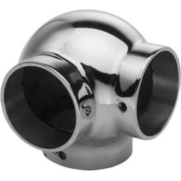 Lavi Industries Lavi Industries, Ball Elbow, Side Outlet, for 2" Tubing, Polished Stainless Steel 40-703/2
